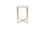 Miniature Timpa white marble side table Clipped