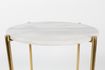 Miniature Timpa white marble side table 2