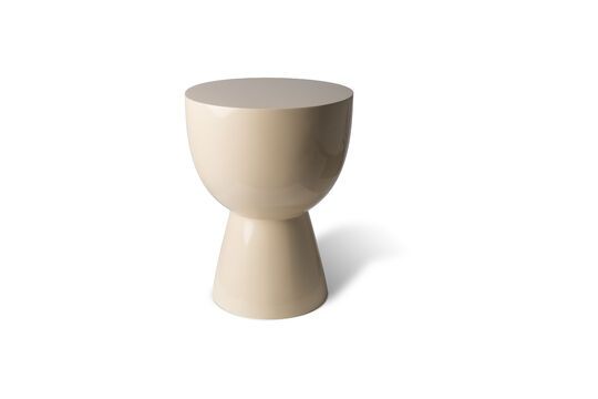 Tip Tap beige side table Clipped