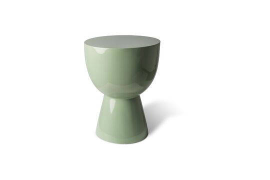 Tip Tap olive green side table Clipped