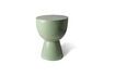 Miniature Tip Tap olive green side table 1