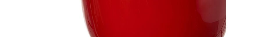 Material Details Tip Tap red polyester side table