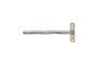 Miniature Toilet Paper Holder Brushed Steel Finish Welo Clipped