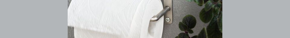 Material Details Toilet Paper Holder Brushed Steel Finish Welo