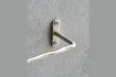Miniature Toilet Paper Holder Brushed Steel Finish Welo 3