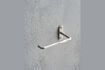 Miniature Toilet Paper Holder Brushed Steel Finish Welo 1