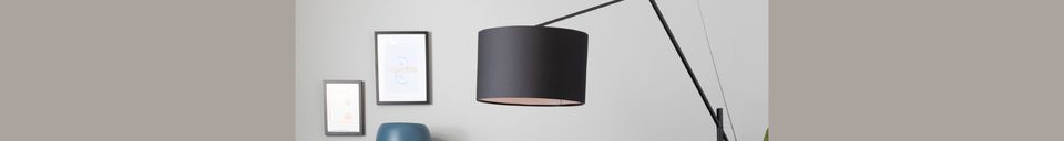 Material Details Tokio Black Floor lamp