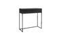 Miniature Tokyo Black Console With Drawer Clipped