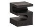 Miniature Toma black mango wood side table Clipped