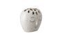 Miniature Treigny White stoneware vase Clipped