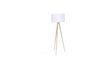 Miniature Trépied White Wood Floor Lamp 8