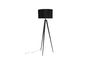 Miniature Tripod Floor Lamp  black Clipped