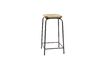 Miniature Troquet stool in metal and rattan 1