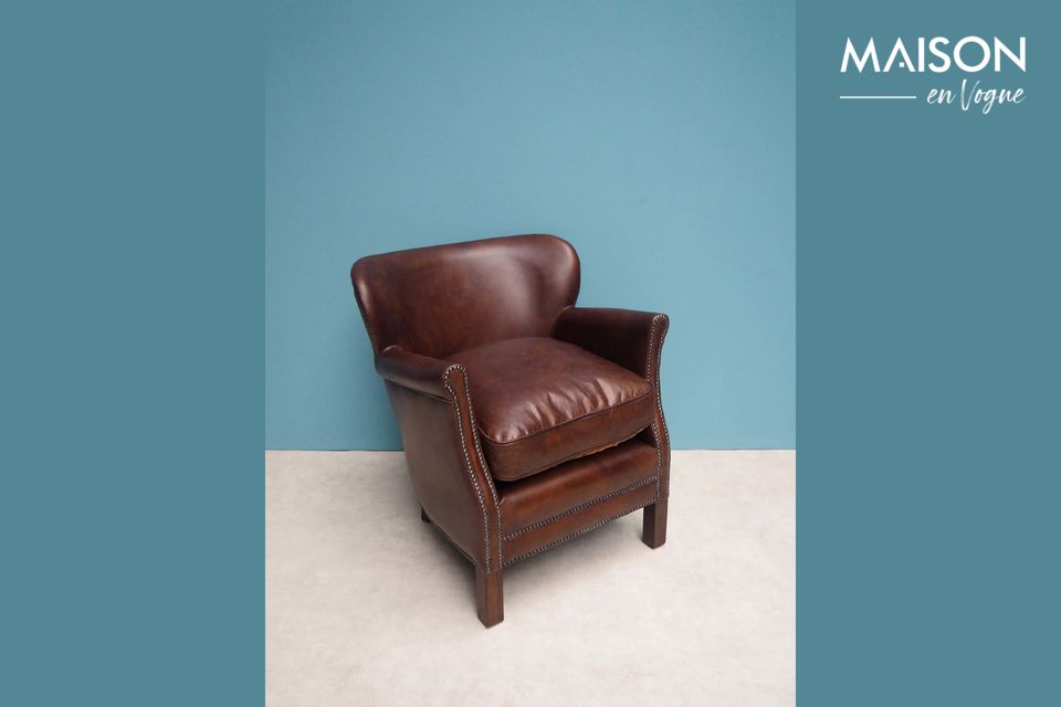Turner leather armchair Chehoma