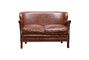 Miniature Turner two-seater leather armchair Clipped