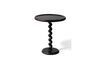 Miniature Twister black aluminum side table 1