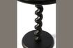 Miniature Twister black aluminum side table 4