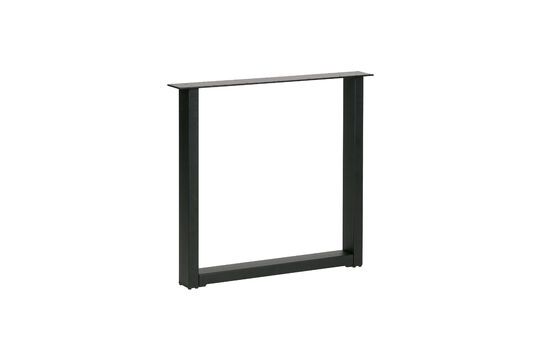 U-shaped base in black metal Tablo Clipped