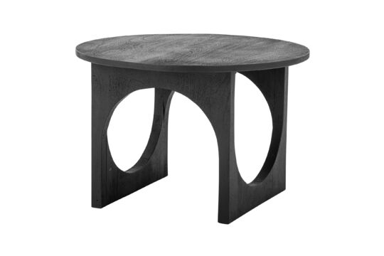 Ulrike black wooden coffee table Clipped