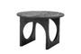 Miniature Ulrike black wooden coffee table Clipped