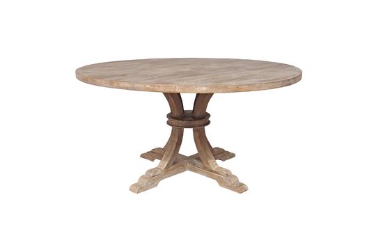 Valbelle Round table in wood Clipped