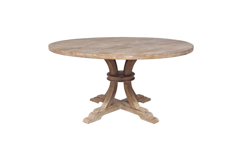 Chehoma\'s Vabelle table offers you the choice of retro with its timelessly stylish round table