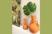 Miniature Vase 3 Circles in Allex terracotta 3