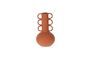 Miniature Vase 3 Circles in Allex terracotta Clipped