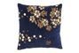 Miniature Velvet Flower cushion cover with embroidery Clipped