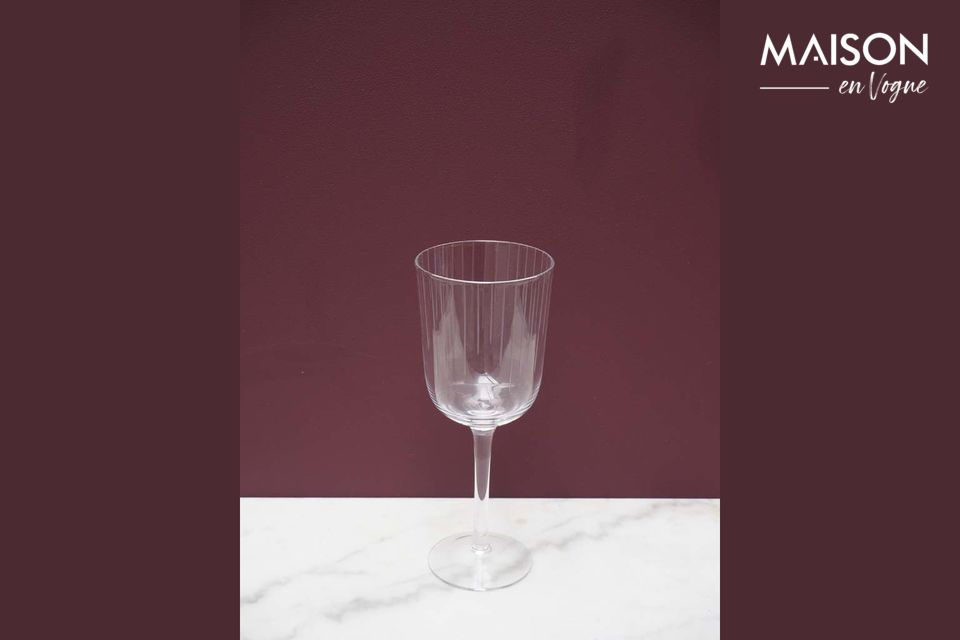 A sober wine glass with a matte finish