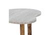 Miniature Vigdis marble and wood coffee table 4