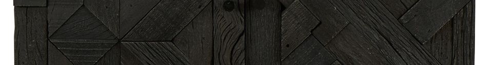 Material Details Villars black wooden sideboard