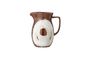Miniature Villemer stoneware pitcher Clipped