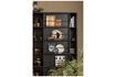 Miniature Wardrobe with sliding door in black wood Swing 3