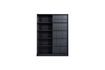 Miniature Wardrobe with sliding door in black wood Swing 6