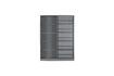 Miniature Wardrobe with sliding door in dark grey wood Swing 6