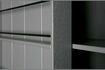 Miniature Wardrobe with sliding door in dark grey wood Swing 9