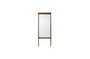 Miniature Wasia standing mirror with wooden frame Clipped