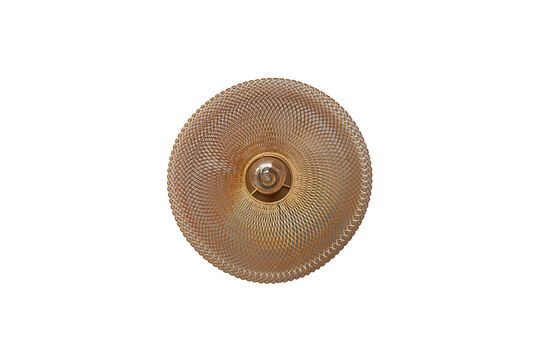 Wave gold metal wall lamp