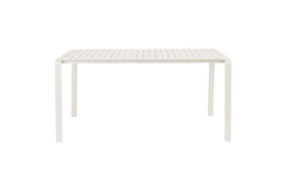 White aluminum garden table Vondel Zuiver