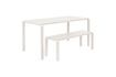 Miniature White aluminum garden table Vondel 4