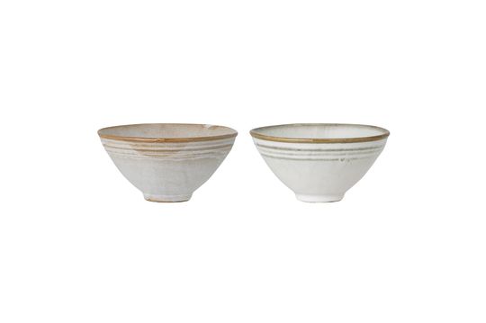 White bowl in stoneware Masami Clipped
