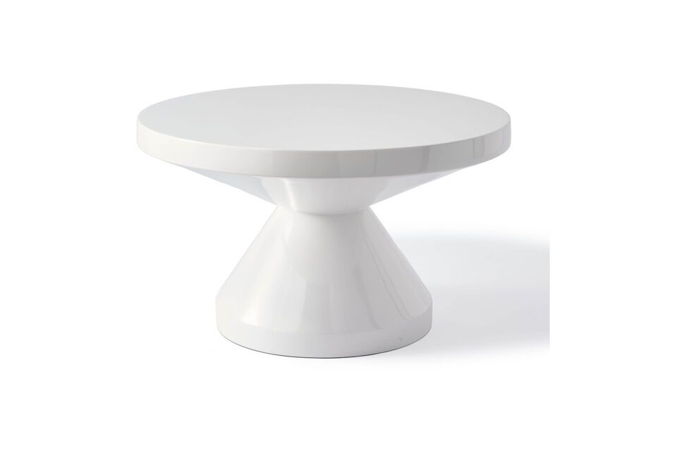 White coffee table Zig Zag Pols Potten