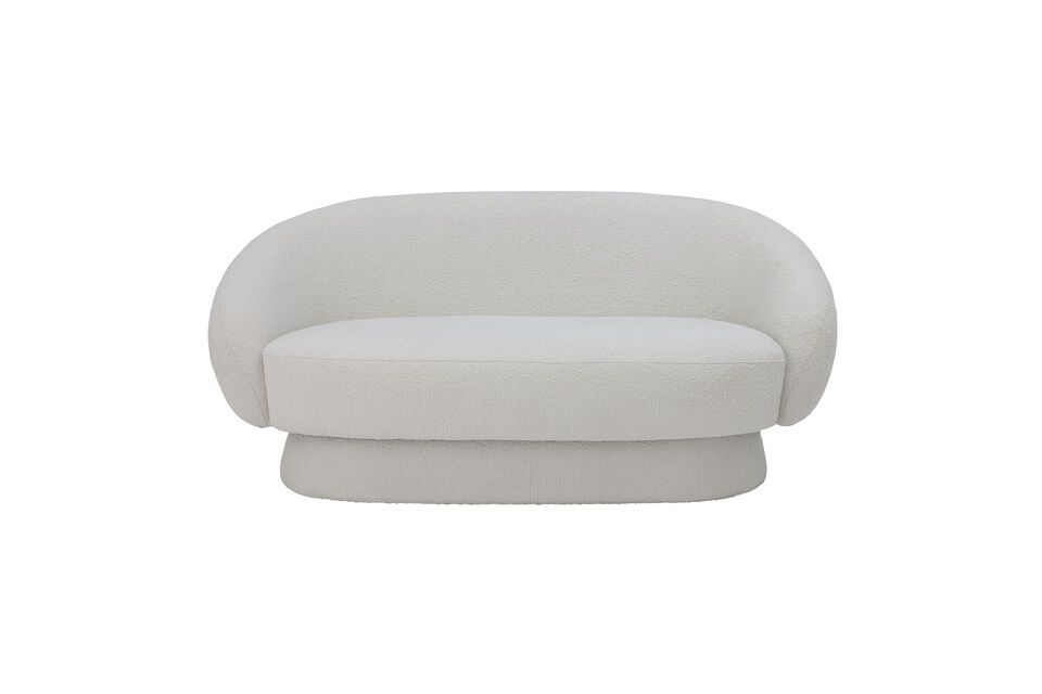 White curly sofa Ted Bloomingville