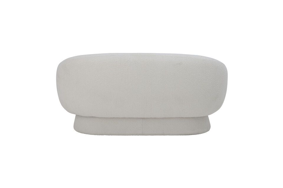 White curly sofa Ted - 5
