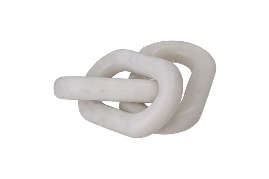 White decorative marble object Adee Clipped