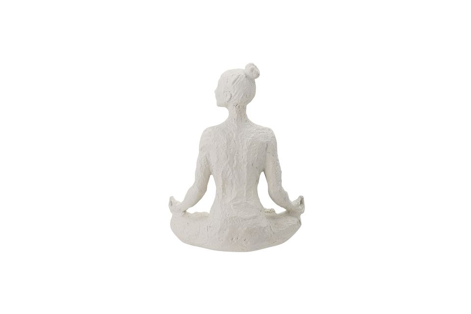White decorative statuette Adalina - 8