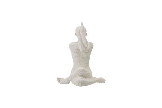 White decorative statuette Adalina II Clipped
