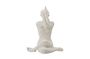 Miniature White decorative statuette Adalina II Clipped