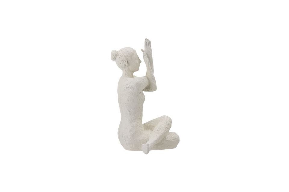 White decorative statuette Adalina II - 4